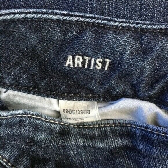 American Eagle Artist Flared Denim Jeans 0 Short - Picture 4 of 4